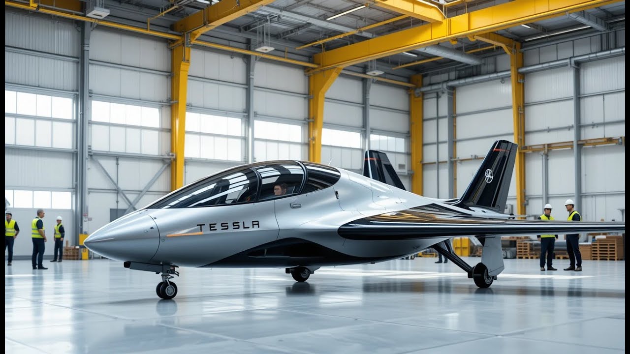 Tesla Super Electric Plane Revealed – $79,979 VTOL Aircraft That Could Replace Short Flights