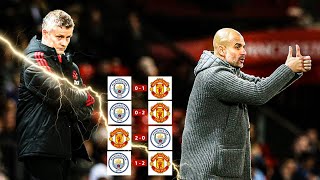 REMEMBER How Ole's Army BEAT Pep's Man City FOUR TIMES ❤️‍🔥