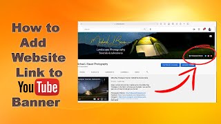 How to add Website Link on Youtube Channel Art