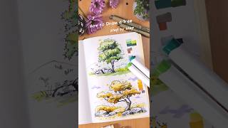 Easy How to Draw Trees #drawingtutorial