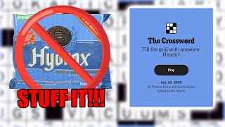MMMM Cookies!!!!  NYT Crossword |  July 30, 2025