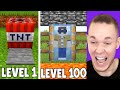 Ich TESTE MINECRAFT FALLEN von LEVEL 1 bis LEVEL 100 🤯