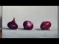 Painting onions with Alastair Brown