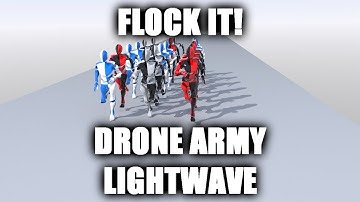 Drone Army in LightWave