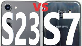 Samsung Galaxy S23 vs Samsung Galaxy S7 - SPEED TEST + multitasking - Which is faster!?