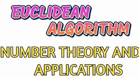euclidean algorithm in number theory telugu || number theory in telugu || jntua R20 || jntua R19 ||