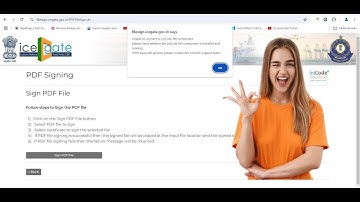 PKI Component Error ICEGATE | pki component not yet initialized error | After installed PKI GetError
