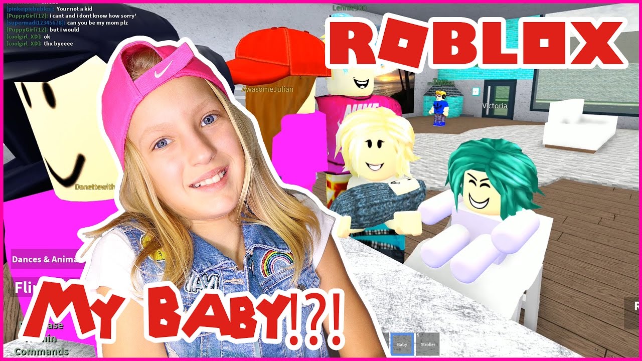 Taking Care Of My Baby Life In Paradise Youtube - youtube gamer girl with ronaldomg roblox