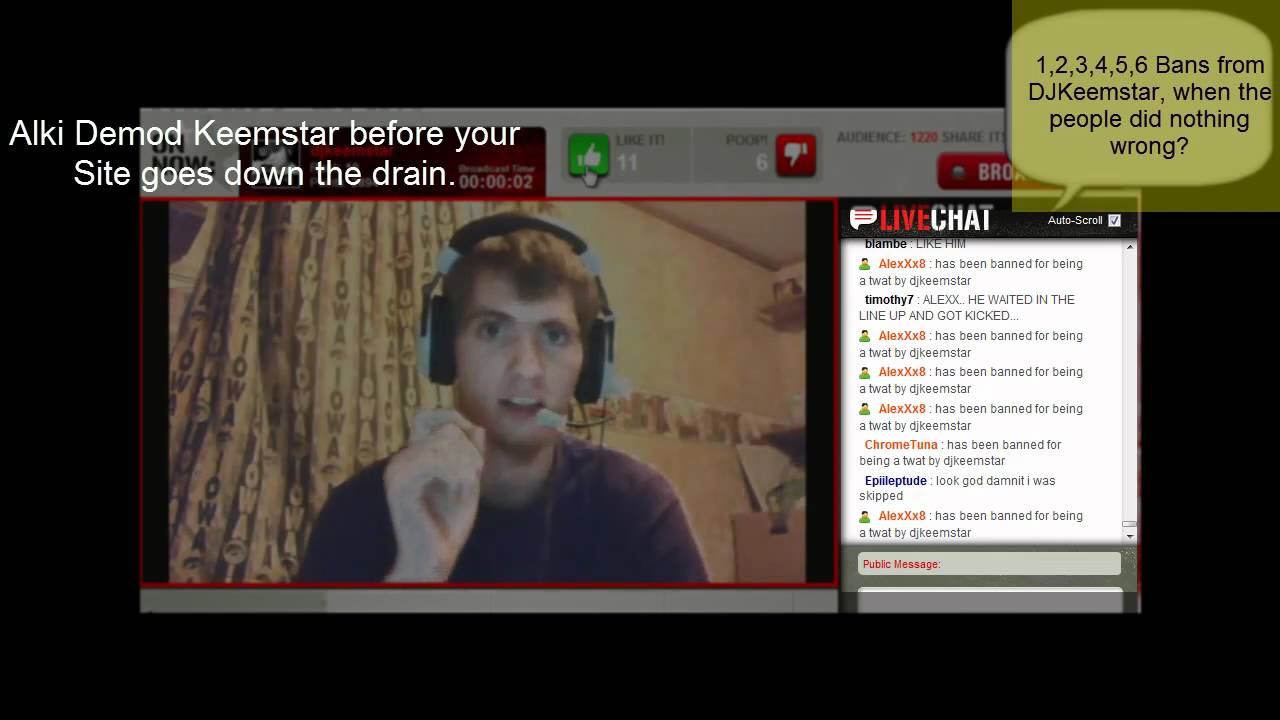 Alki , Proof of DJKeemstar Mod Abusing to the MAX