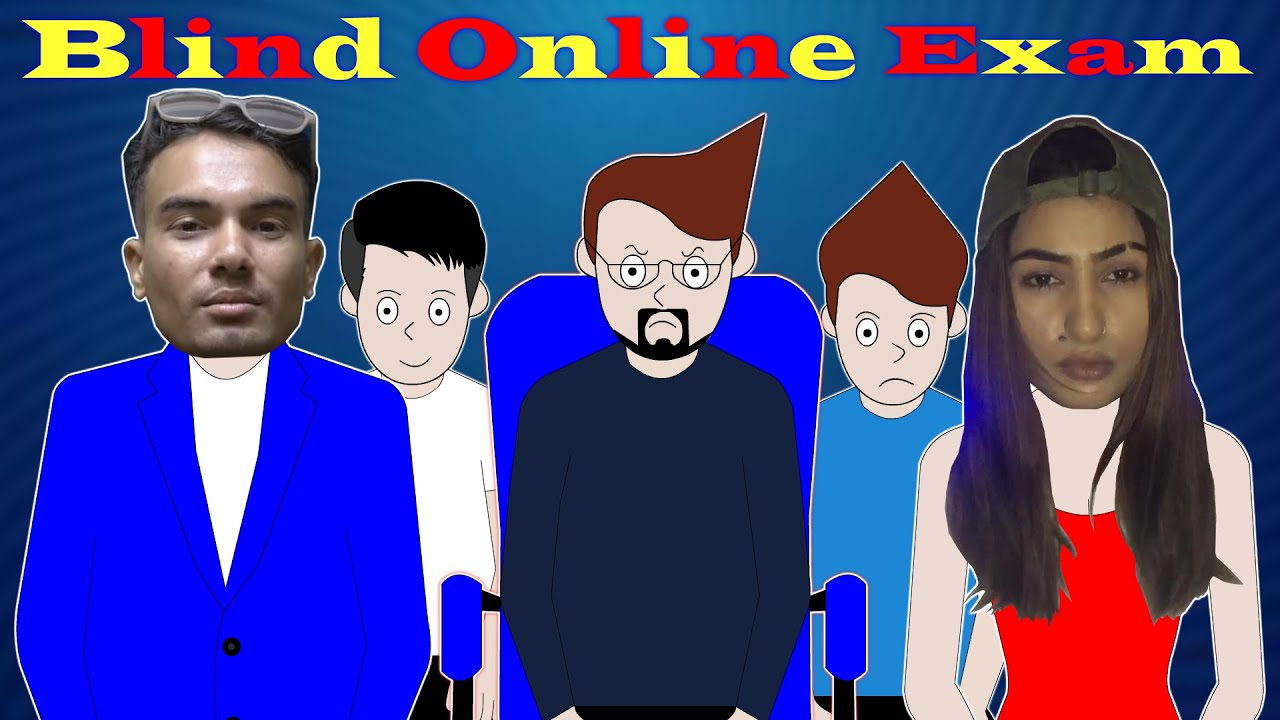 BLIND ONLINE EXAM || TEACHER VS STUDENTS-EPISODE 11 || STEP PRAK