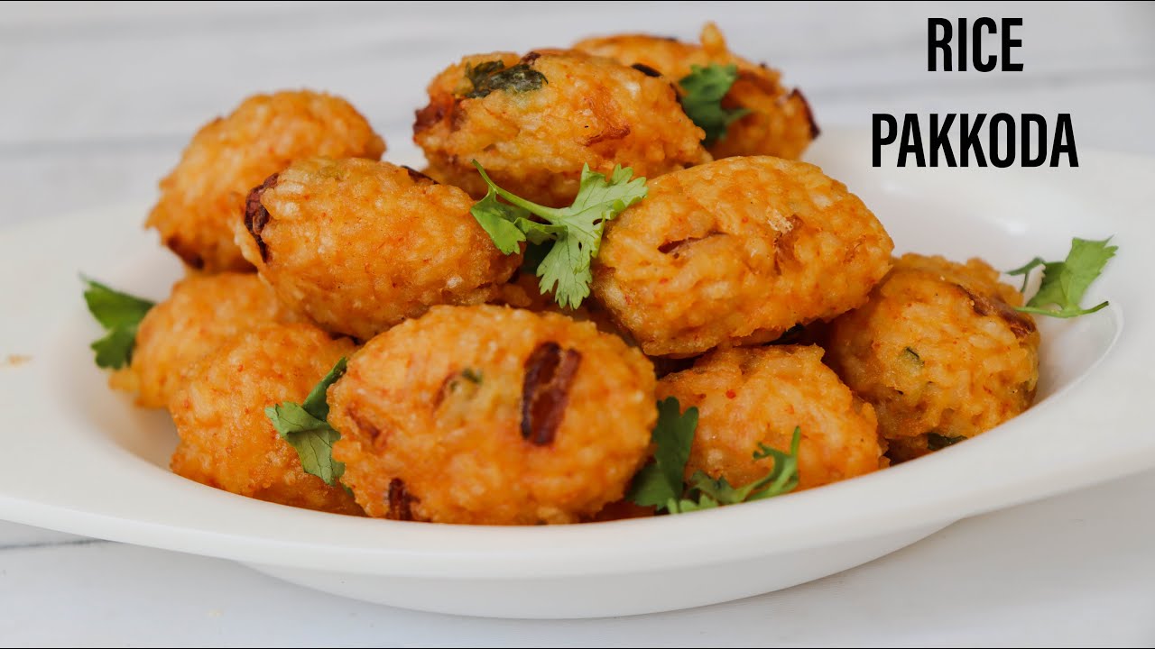 RICE PAKKODA LEFTOVER RICE SNACKS EASY SNACKS RECIPE WEB COOKING rice-pakkoda-leftover-rice-snacks-easy-snacks-recipe-web-cooking