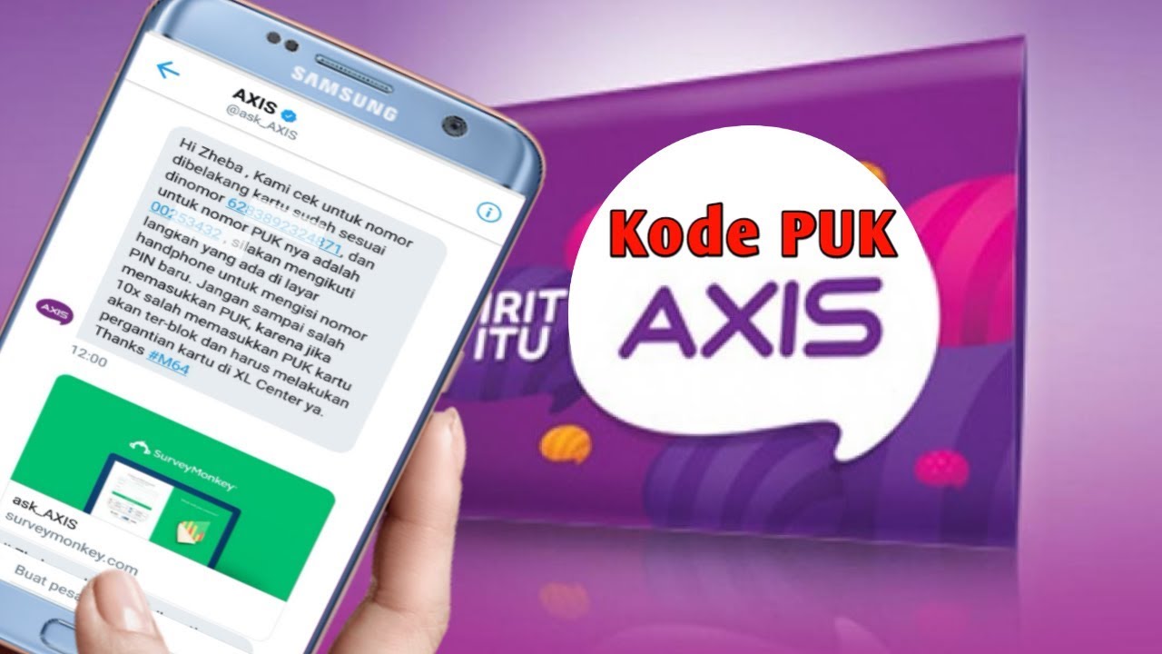 Cara Mendapatkan Kode Puk Axis Yang Terblokir Youtube