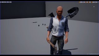 ProjectZSG Player Character Controller and Pickup Inventory System