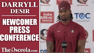DL Darryll Desir discusses playing at FSU with his twin, flipping late in the cycle