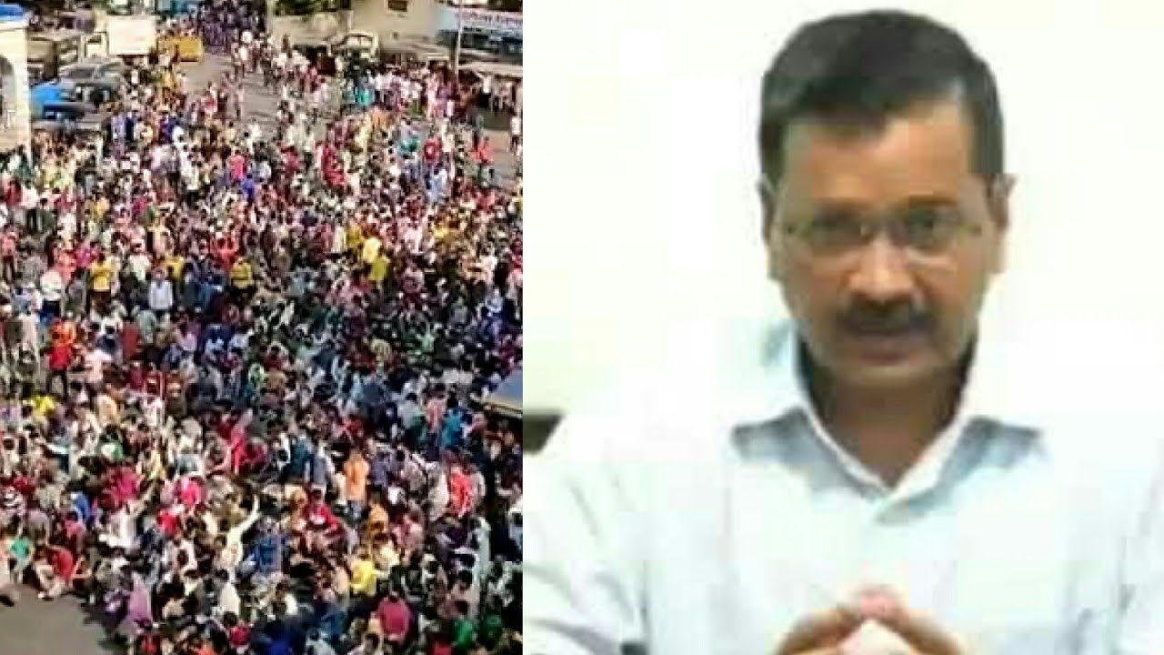 huge crowd of migrant workers gathered at bandra station | bandra ...