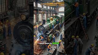 Forgotten Steam Train Reborn ⚡🚂 Luxury Heritage Restoration! #Shorts