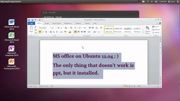 Ubuntu 12.04 LTS Microsoft Office 2010 Professional Install