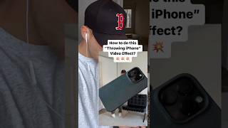 Famous crazy throwing your phone video effect with your iphone 💥🎥#video #edit #creative #throw #inspiration Wealth