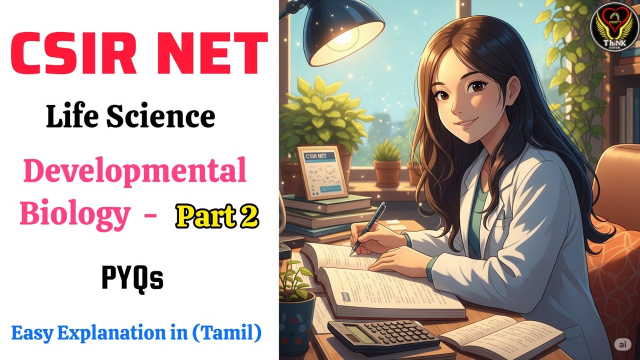 Developmental Biology Part-2 | CSIR-NET PYQs | Easy Explanation | Tamil | ThiNK Biology | Subha B 縮圖