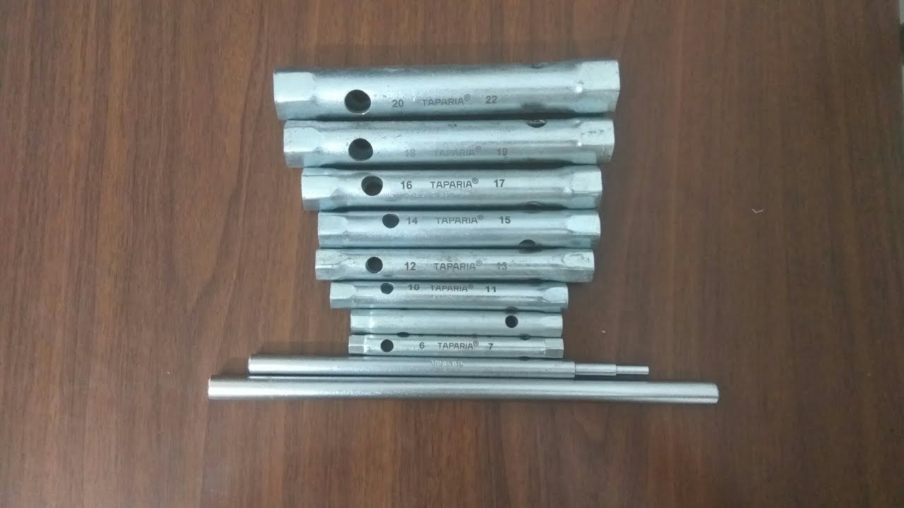 Taparia TS08P/08P Tubular Double Sided Box End Wrench Set (Pack of 7