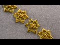 Amazing flower embroidery design | hand embroidery design for beginners | hand embroidery 