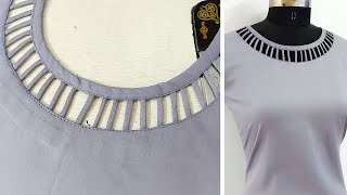 Dori के साथ बनाएं एकदम नया Neck Design | Beautiful Neck Design with Dori