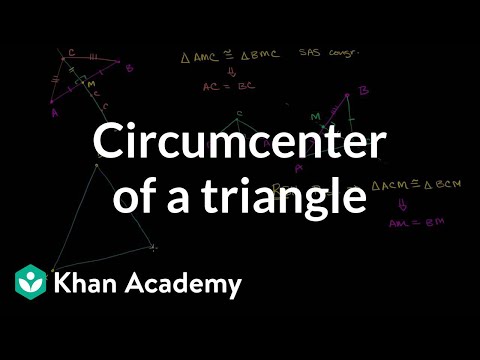 Video: Ar „circumcenter“yra tas pats, kas „incenter“?