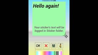 sticker widget screenshot 1