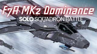 F7A Hornet Mk2 Cleaning Service in Squadron Battle | Star Citizen 3.23