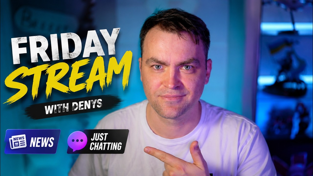 ⁣News and Just Chatting | Friday Stream with Denys Davydov