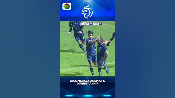 PSIS DI COMBACK AREMA FC DI MENIT AKHIR🔥🦁💙