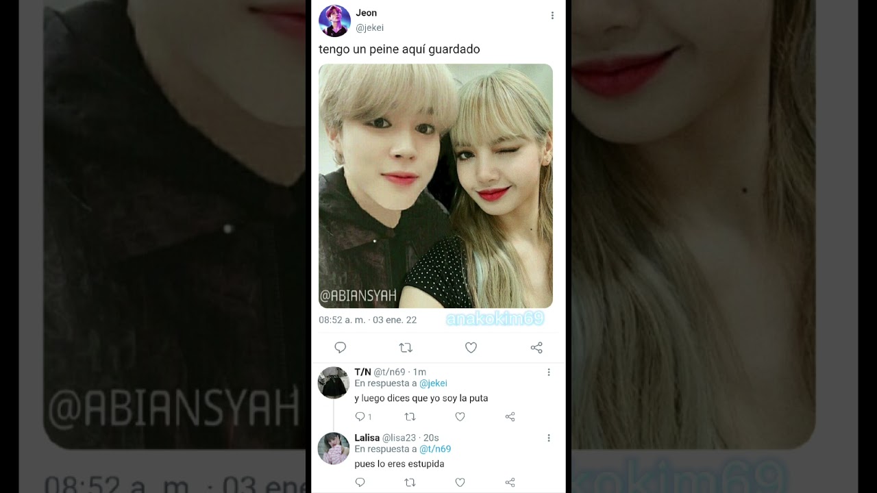 tn se enteró de que jimin la engañó con lisa y jungkook la consuela pero eso hizo que se enamorara