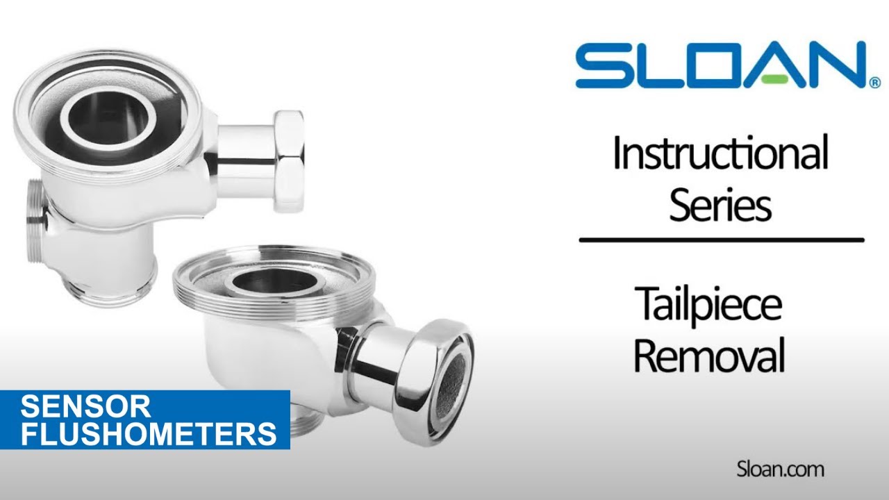 Flushometer Tailpiece Removal Instruction YouTube