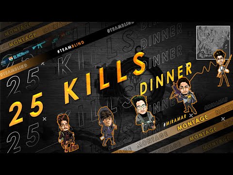 25 KILLS DINNER IN MIRAMAR MATCH | TEAM BLIND