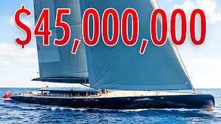 What's Inside a $45,000,000 Luxury Sailing Yacht?