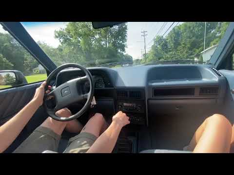 1986 Ford Escort Driving