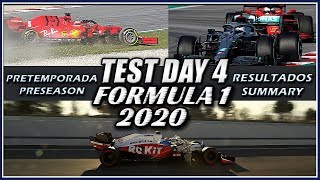 Summary f1 2020 pre-season - test day 4