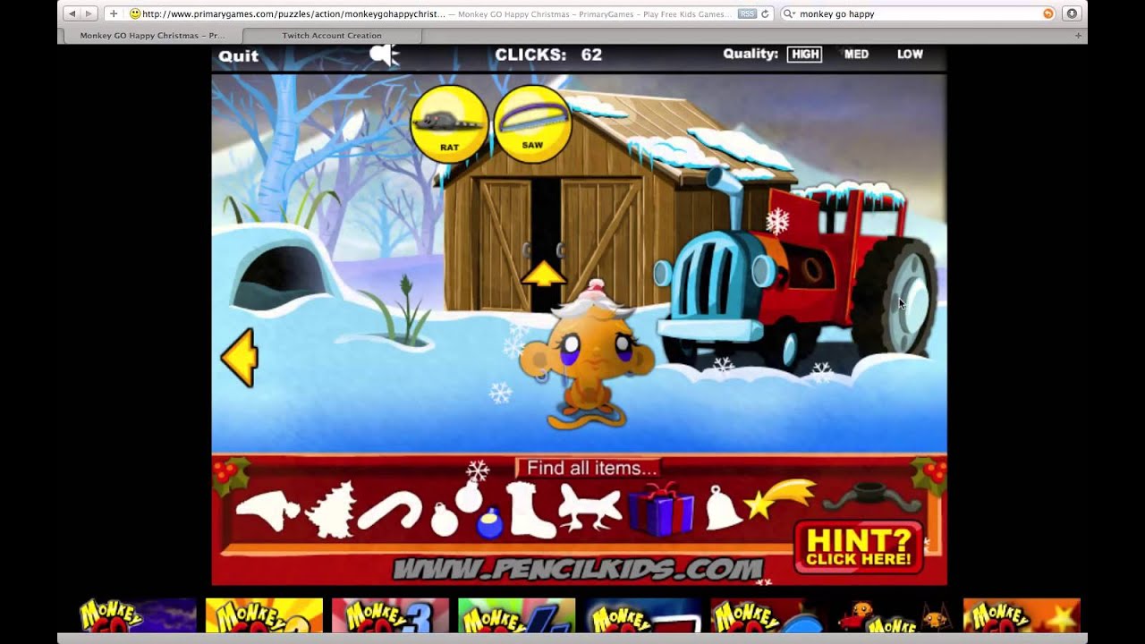 Monkey Go Happy Xmas Part 1 YouTube