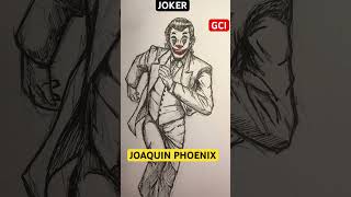 THE JOKER / DC COMICS / GCI STUDIOS / JOAQUIN PHOENIX #howtoderawcomics #dcmultiverse #jokerwar