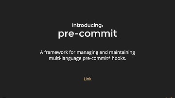 June 2020 Part I - Before you commit, every commit: how to automate code quality