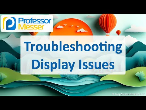 Troubleshooting Display Issues