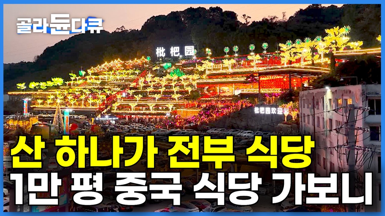 스케일 부터 차원이 다르다. 크기만 1만평, 직원은 500명 세계 최대 식당의 정체｜하루 손님 2만 명 온다는 중국 충칭 훠궈 식당｜극한직업｜#골라듄다큐