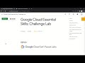 Google Cloud Essential Skills: Challenge Lab | GSP101 | Solution
