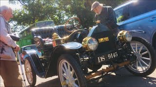 1909 BRUSH Runabout Motor Car - Look Over with Engine Start-Up & That Sound of Early Vintage Driving