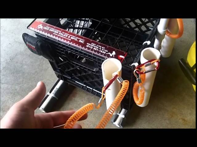 Kayak Fishing Milk crate DIY 