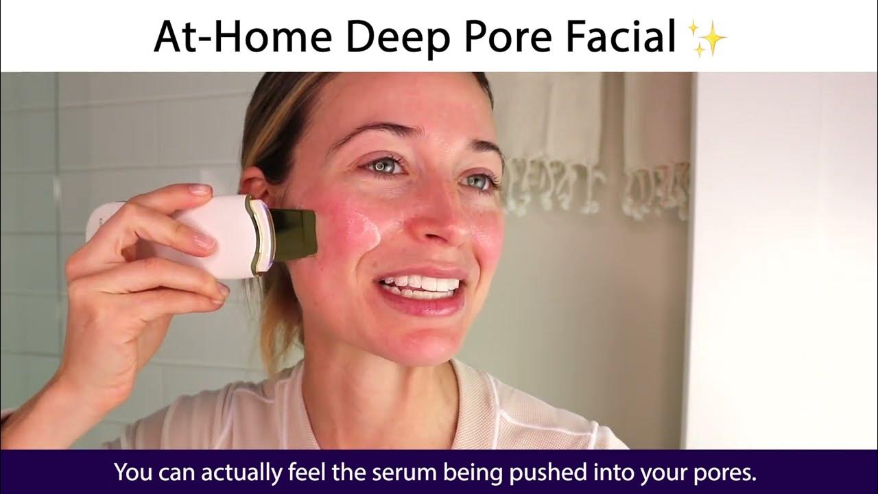 Your AtHome Deep Pore Facial with Hydraskim 💆 YouTube