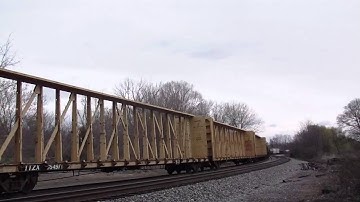 CSX Q400 in Hi Def at Shenandoah Junction,WV on 4/2/11