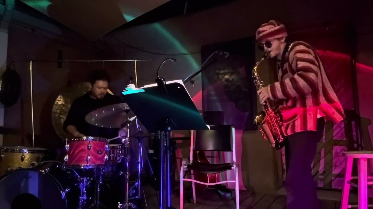 9-20-25 Ethan Lapierre ( Saxophone) & Drew Gowran (Gongs,Drums) @ The Source (Albuquerque,NM)