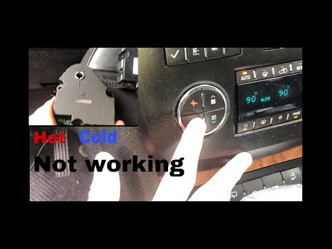 Buick Enclave blend door actuator FIX. Hot/Cold not working