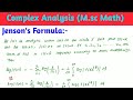L-30 Jenson Formula in Complex Analysis| Complex Analysis MSc Math